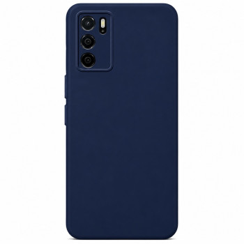 Soft Silicone Case for OPPO A16 - Navy Blue