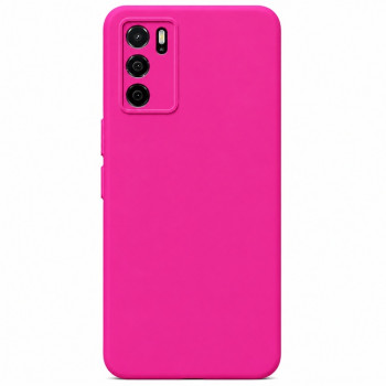 Soft Silicone Case for OPPO A16 - Fuchsia