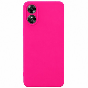 Soft Silicone Case for OPPO A17 - Fuchsia