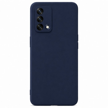 Soft Silicone Case for OPPO A74 5G - Navy Blue