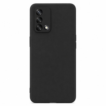 Soft Silicone Case for OPPO A74 5G - Black