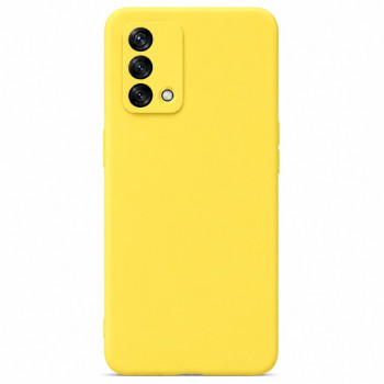 Soft Silicone Case for OPPO A74 5G - Yellow