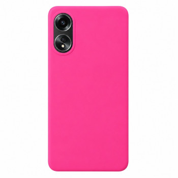 Soft Silicone Case for OPPO A78 - Fuchsia