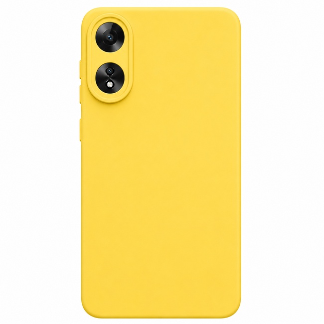 Μαλακή θήκη σιλικόνης για OPPO A98 5G - κίτρινη