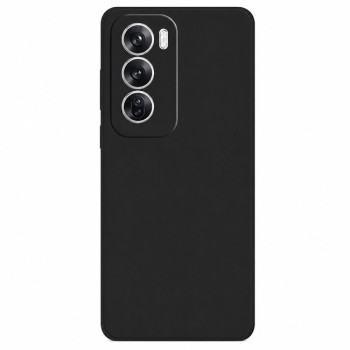 Soft Silicone Case for OPPO RENO 12 Pro - Black