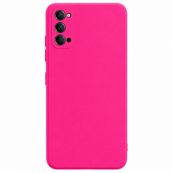 Soft Silicone Case for OPPO RENO 4 5G - Fuchsia