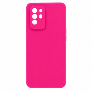 Soft Silicone Case for OPPO RENO 5 Z - Fuchsia