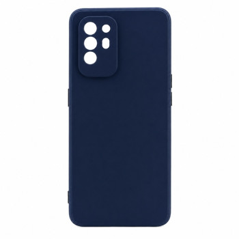 Soft Silicone Case for OPPO RENO 5 Z - Navy Blue