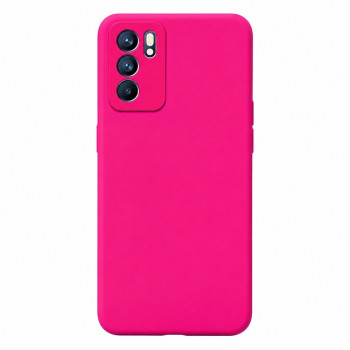 Soft Silicone Case for OPPO RENO 6 5G - Fuchsia