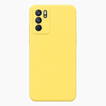Soft Silicone Case for OPPO RENO 6 5G - Yellow
