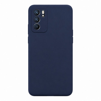 Soft Silicone Case for OPPO RENO 6 5G - Navy Blue