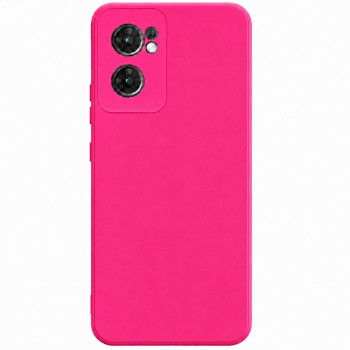 Soft Silicone Case for OPPO RENO 7 5G - Fuchsia