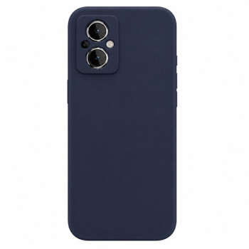 Soft Silicone Case for OPPO RENO 7 Lite - Navy Blue