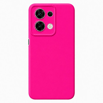 Soft Silicone Case for OPPO RENO 8 5G - Fuchsia