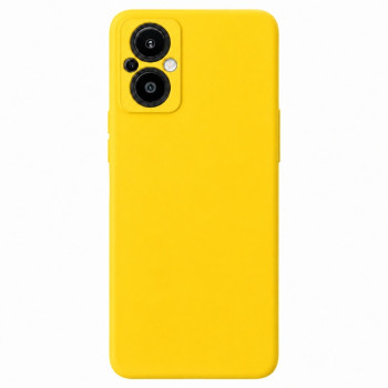 Soft Silicone Case for OPPO RENO 8 Lite - Yellow