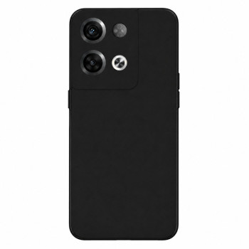 Soft Silicone Case for OPPO RENO 8 Pro - Black
