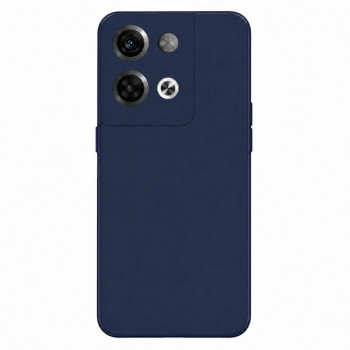 Soft Silicone Case for OPPO RENO 8 Pro - Navy Blue