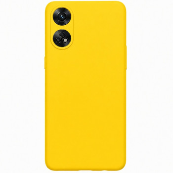 Soft Silicone Case for OPPO RENO 8T 4G - Yellow
