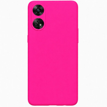 Soft Silicone Case for OPPO RENO 8T 4G - Fuchsia