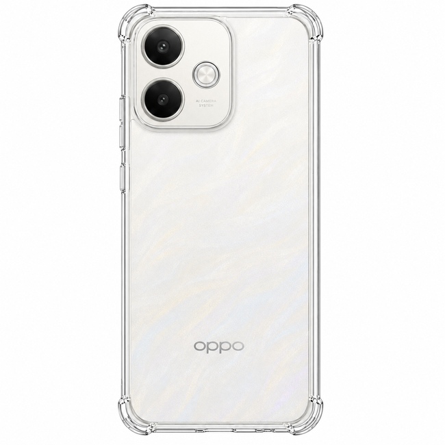 Διάφανη θήκη σιλικόνης για OPPO A5 Pro - διάφανη