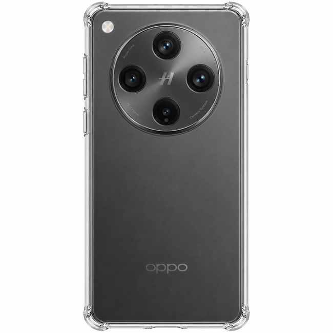 Διάφανη θήκη σιλικόνης για OPPO FIND X8 Pro 5G - διάφανη