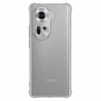 Διάφανη θήκη σιλικόνης για OPPO RENO 11 5G - διάφανη