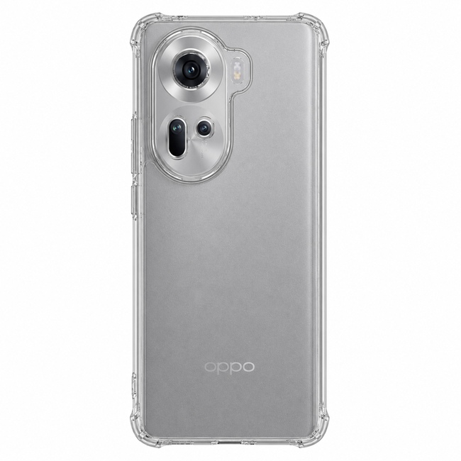 Διάφανη θήκη σιλικόνης για OPPO RENO 11 5G - διάφανη