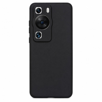 Soft Silicone Case for Huawei P60 Pro - Black