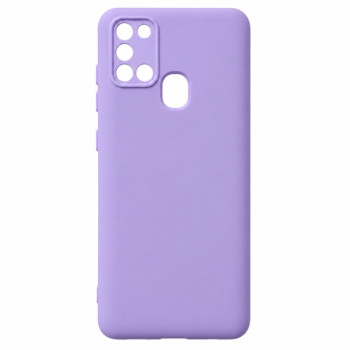 Soft Silicone Case for Samsung Galaxy A21S - Lilac
