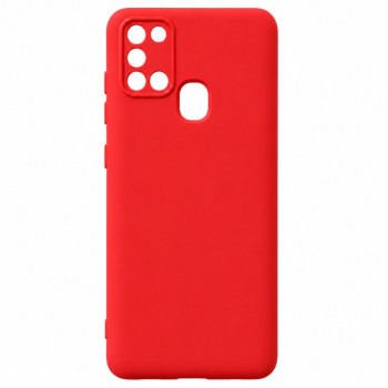 Soft Silicone Case for Samsung Galaxy A21S - Red