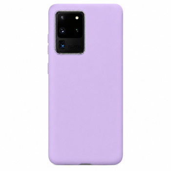 Soft Silicone Case for Samsung Galaxy S20 Ultra - Lilac