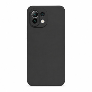 Μαλακή θήκη σιλικόνης για Xiaomi 11 Lite - μαύρη