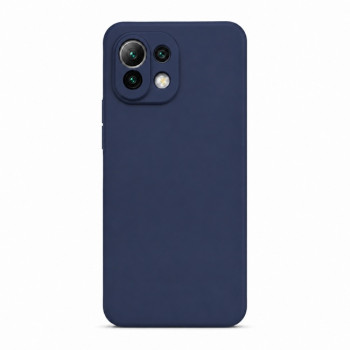 Μαλακή θήκη σιλικόνης για Xiaomi 11 Lite - μπλε ναυτικό