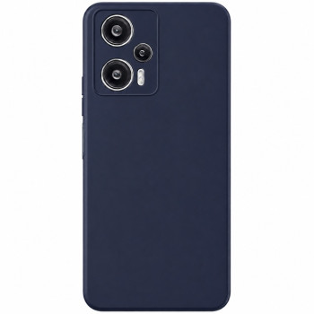 Soft Silicone Case for Xiaomi Poco F5 - Navy Blue