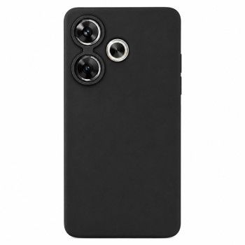 Soft Silicone Case for Xiaomi Poco F6 - Black