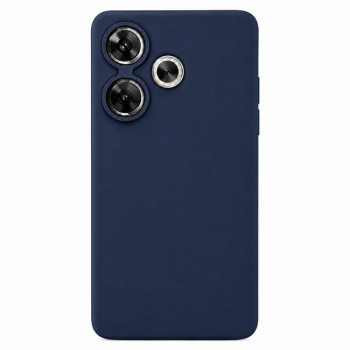 Soft Silicone Case for Xiaomi Poco F6 - Navy Blue