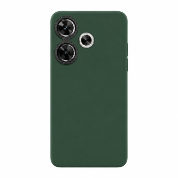 Soft Silicone Case for Xiaomi Poco F6 - Dark Green