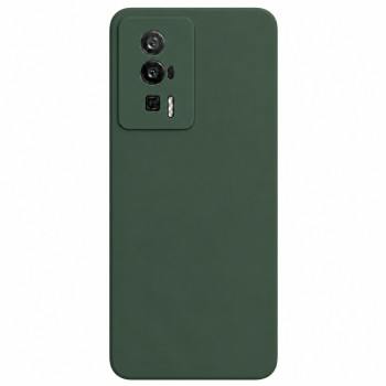 Soft Silicone Case for Xiaomi Poco F6 Pro - Dark Green