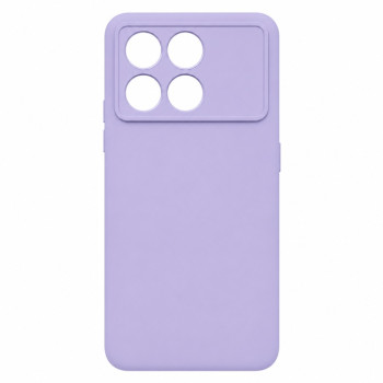 Soft Silicone Case for Xiaomi Poco F6 Pro - Lilac