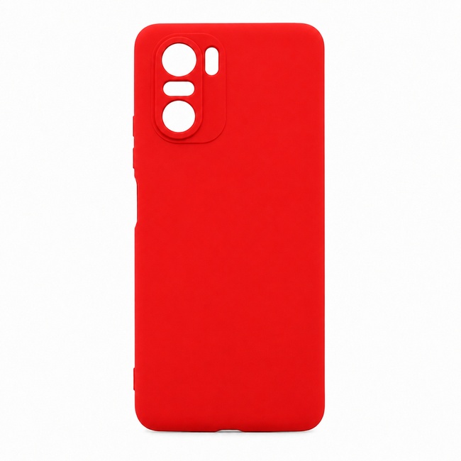 Μαλακή θήκη σιλικόνης για Xiaomi K40 - κόκκινη