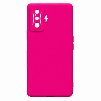Soft Silicone Case for Xiaomi Poco F4 GT - Fuchsia
