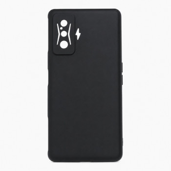 Soft Silicone Case for Xiaomi Poco F4 GT - Black