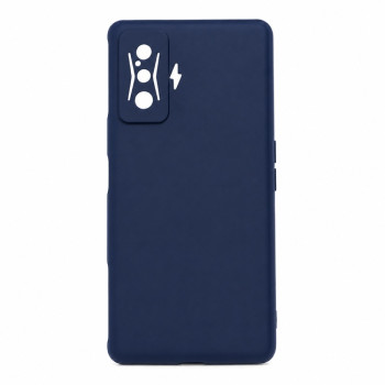 Soft Silicone Case for Xiaomi Poco F4 GT - Navy Blue