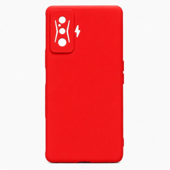Soft Silicone Case for Xiaomi Poco F4 GT - Red