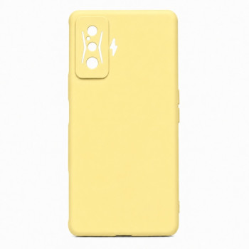 Soft Silicone Case for Xiaomi Poco F4 GT - Yellow