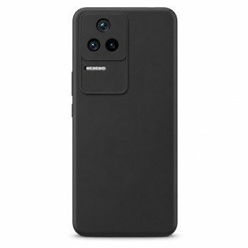 Soft Silicone Case for Xiaomi Poco F4 - Black
