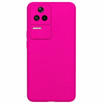Soft Silicone Case for Xiaomi Poco F4 - Fuchsia
