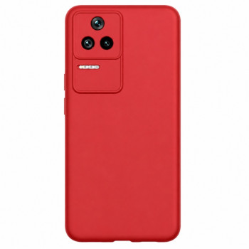 Soft Silicone Case for Xiaomi Poco F4 - Red