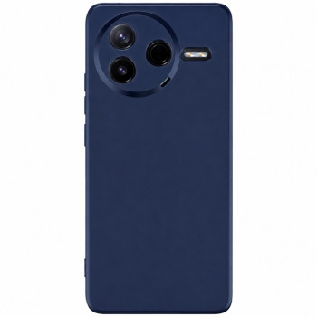 Soft Silicone Case for Xiaomi Poco F7 Pro - Navy Blue