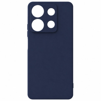 Soft Silicone Case for Xiaomi Poco M6 Pro - Navy Blue